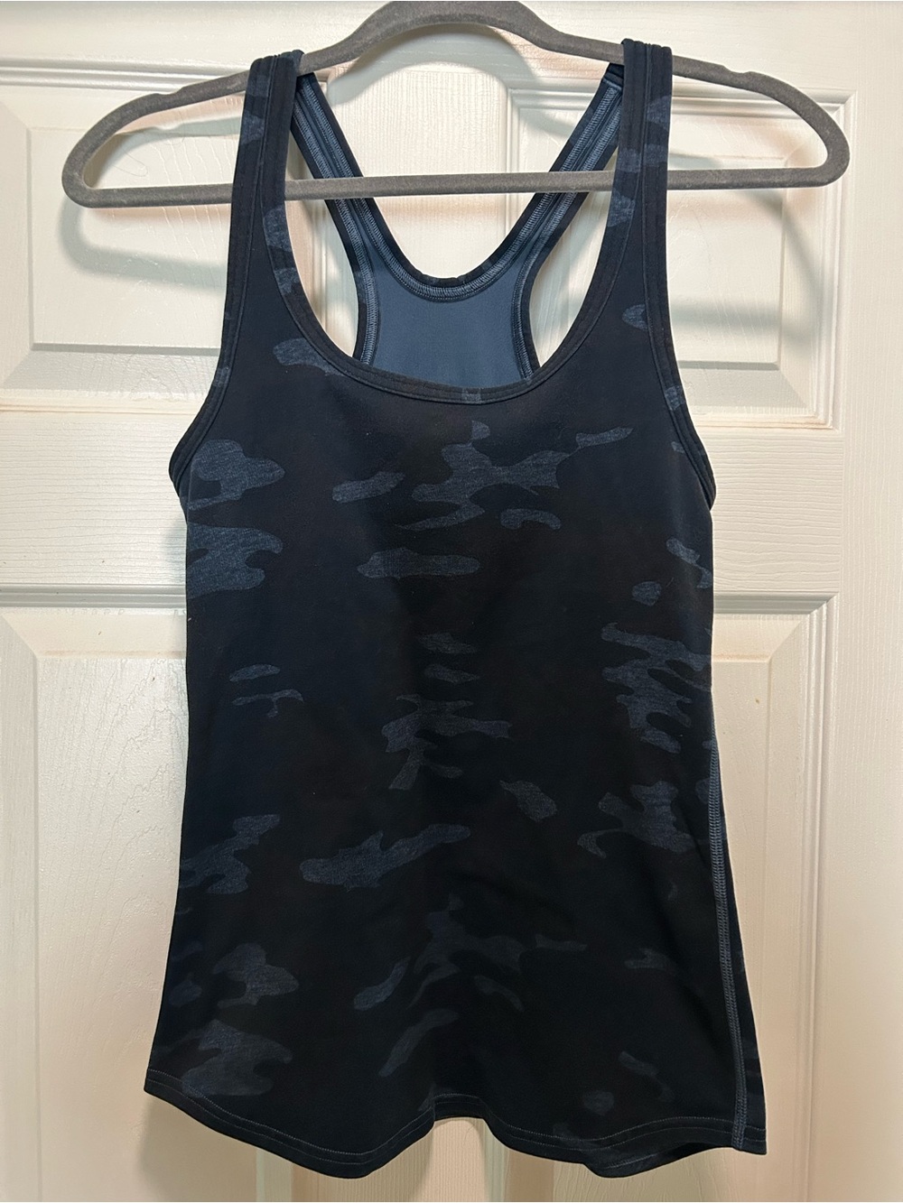 lululemon athletica Navy Camo Racerback Tank